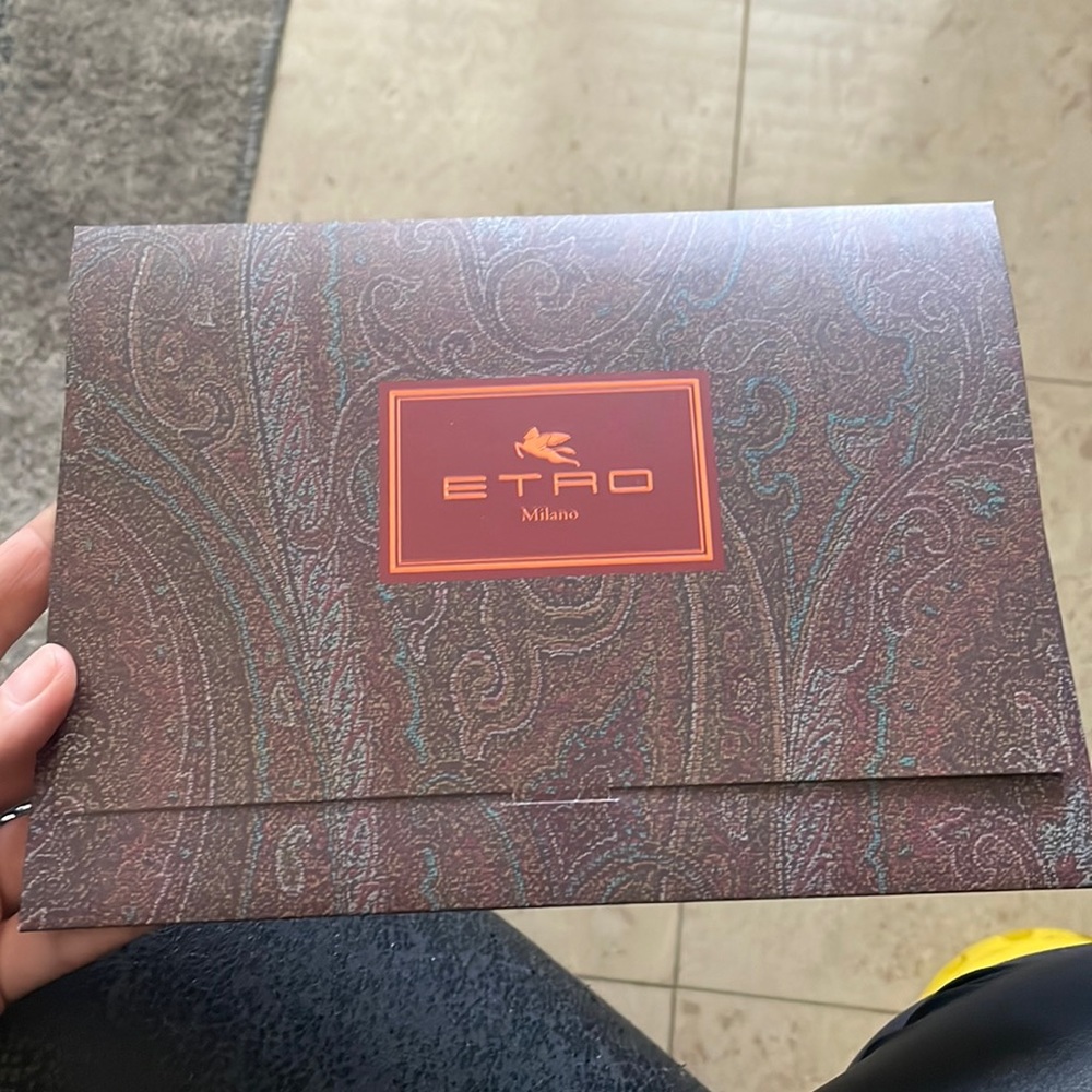 ETRO Receipt holder